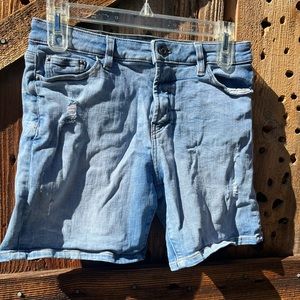 Edc Womens Jean Shorts Light Wash Mid-Rise Size 29